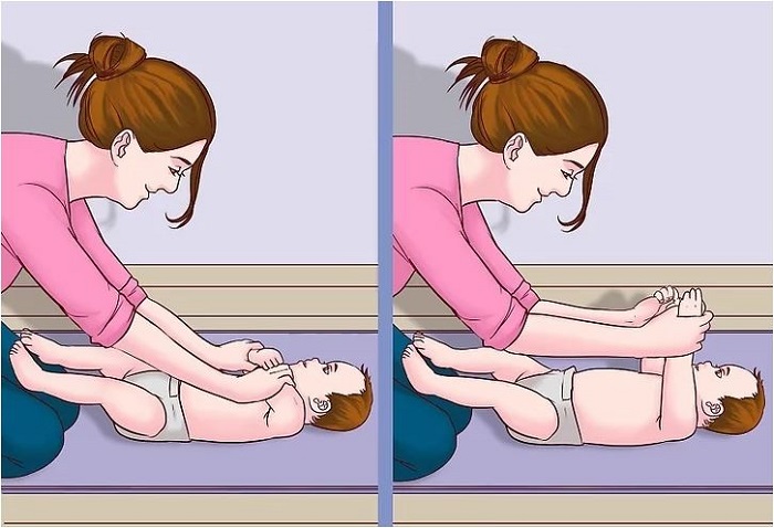 آموزش تصویری نحوه ماساژ نوزاد تازه متولد شده
