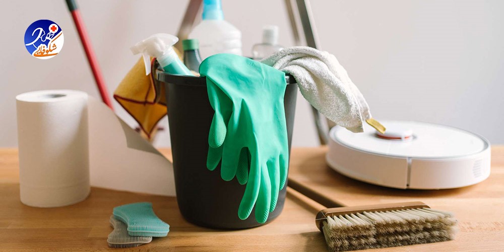 یک برنامه تمیزکاری و نظافت منزل 