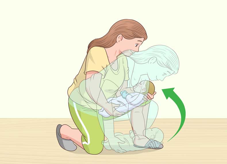 نحوه بلند کردن و حمل نوزادان : چگونه نوزاد تازه متولد شده را بغل کنیم؟